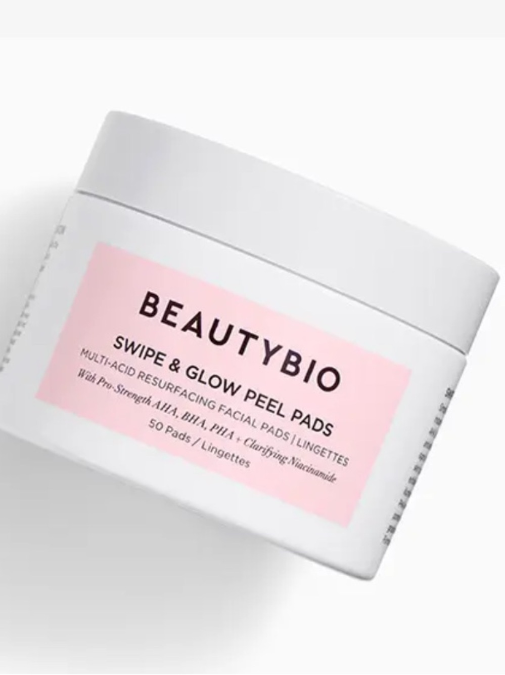 BEAUTY BIO Swipe & Glow Peel Pads Full Size (50 ct)